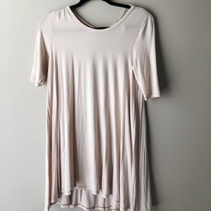 Free People Peach Tunic with Keyhole Back